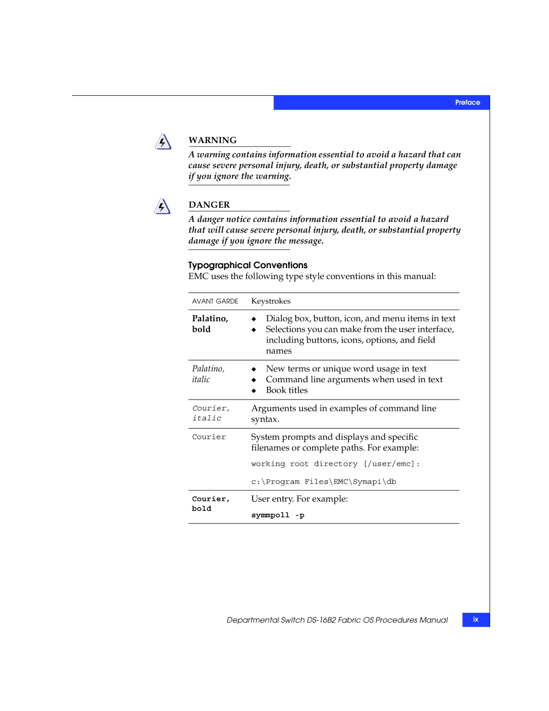 EMC DS-16B2 manual Palatino 