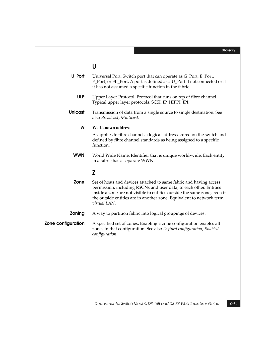 EMC DS-8B manual Well-known address 