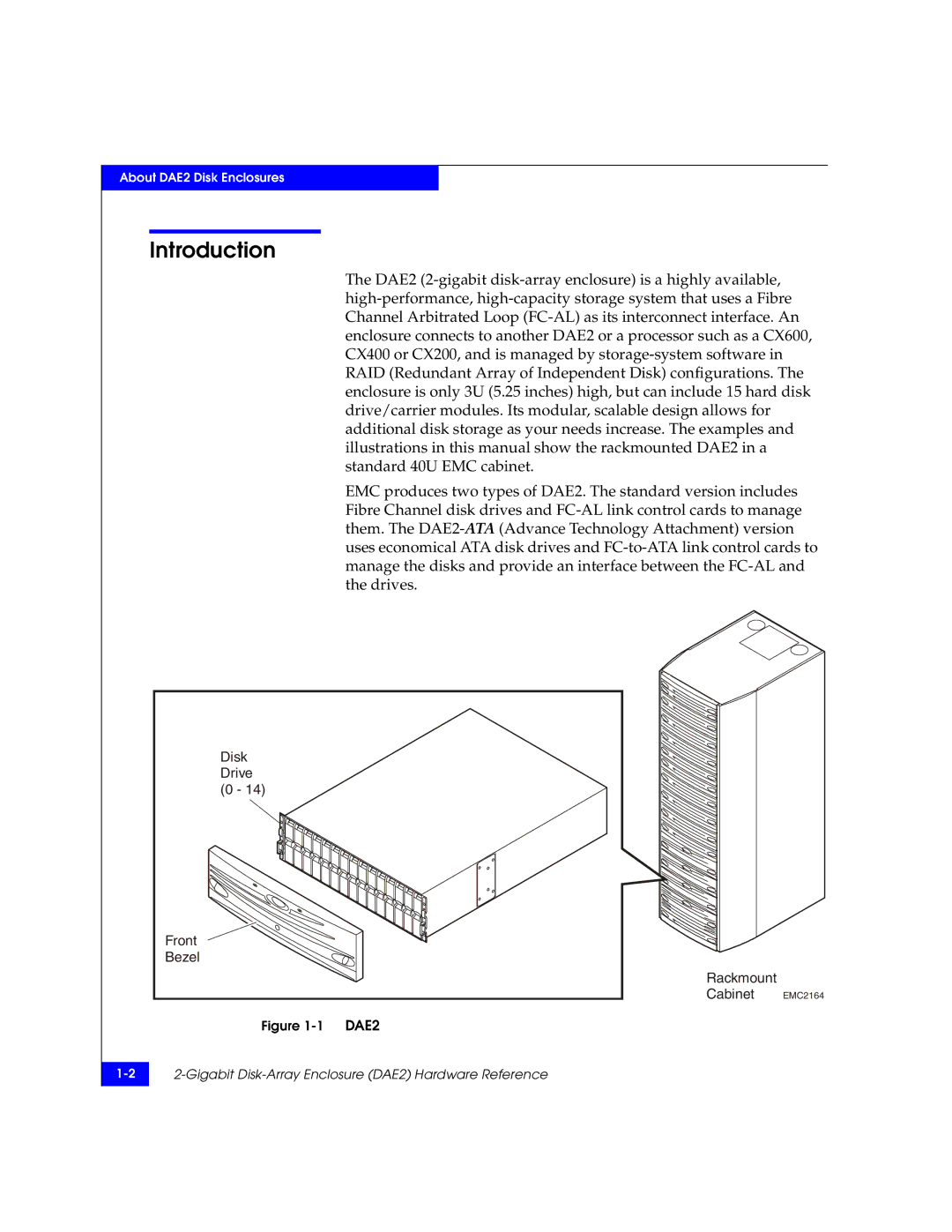 EMC FC, ATA manual Introduction, DAE2 