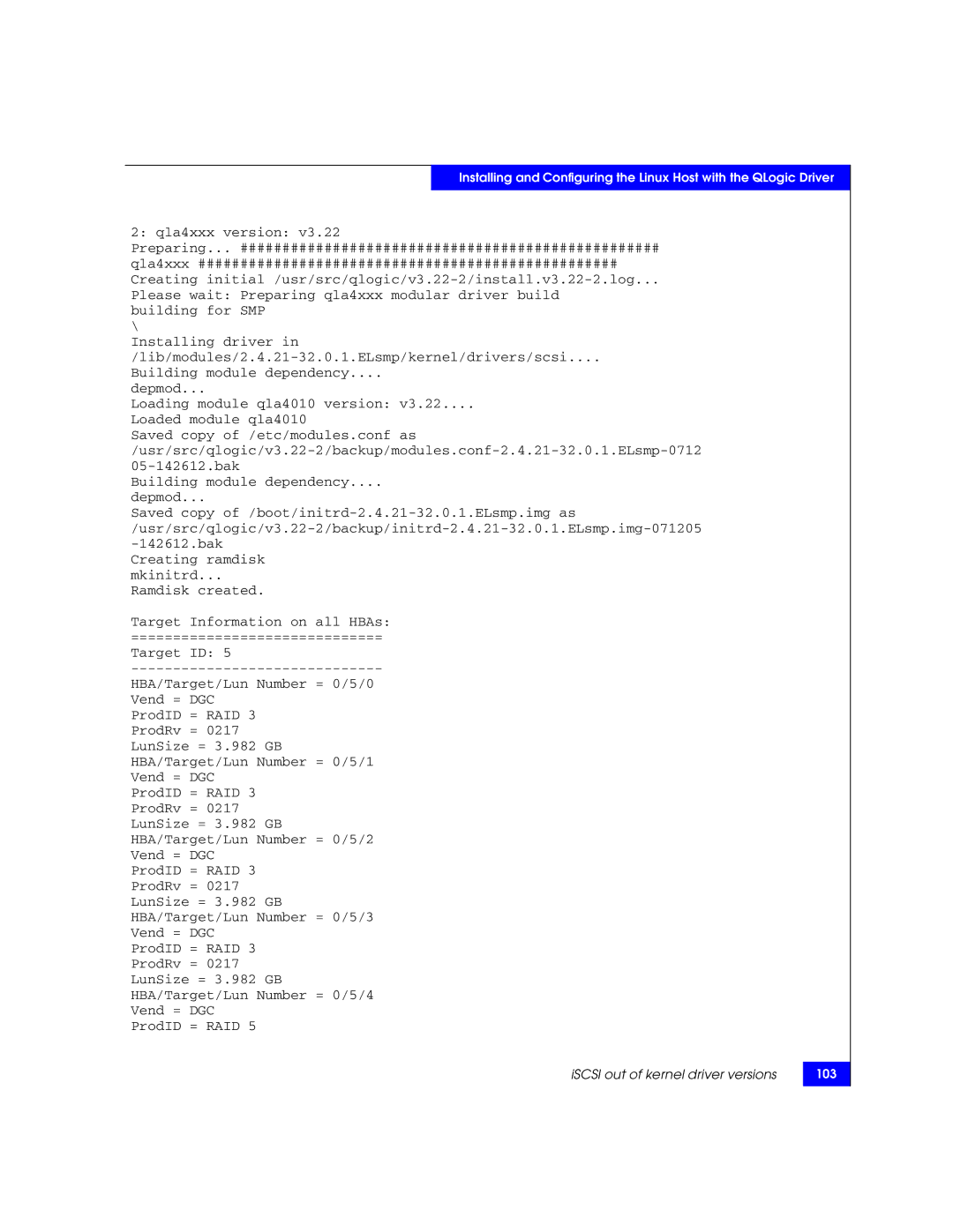 EMC P/N 300-002-803 manual Building module dependency Depmod 