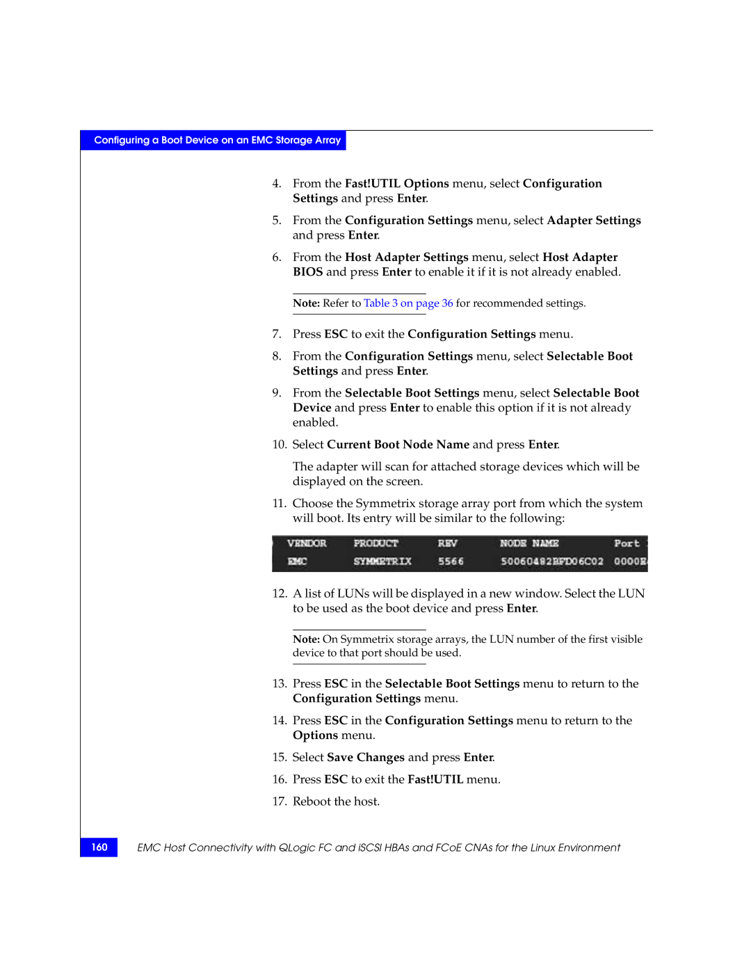 EMC P/N 300-002-803 manual 160 