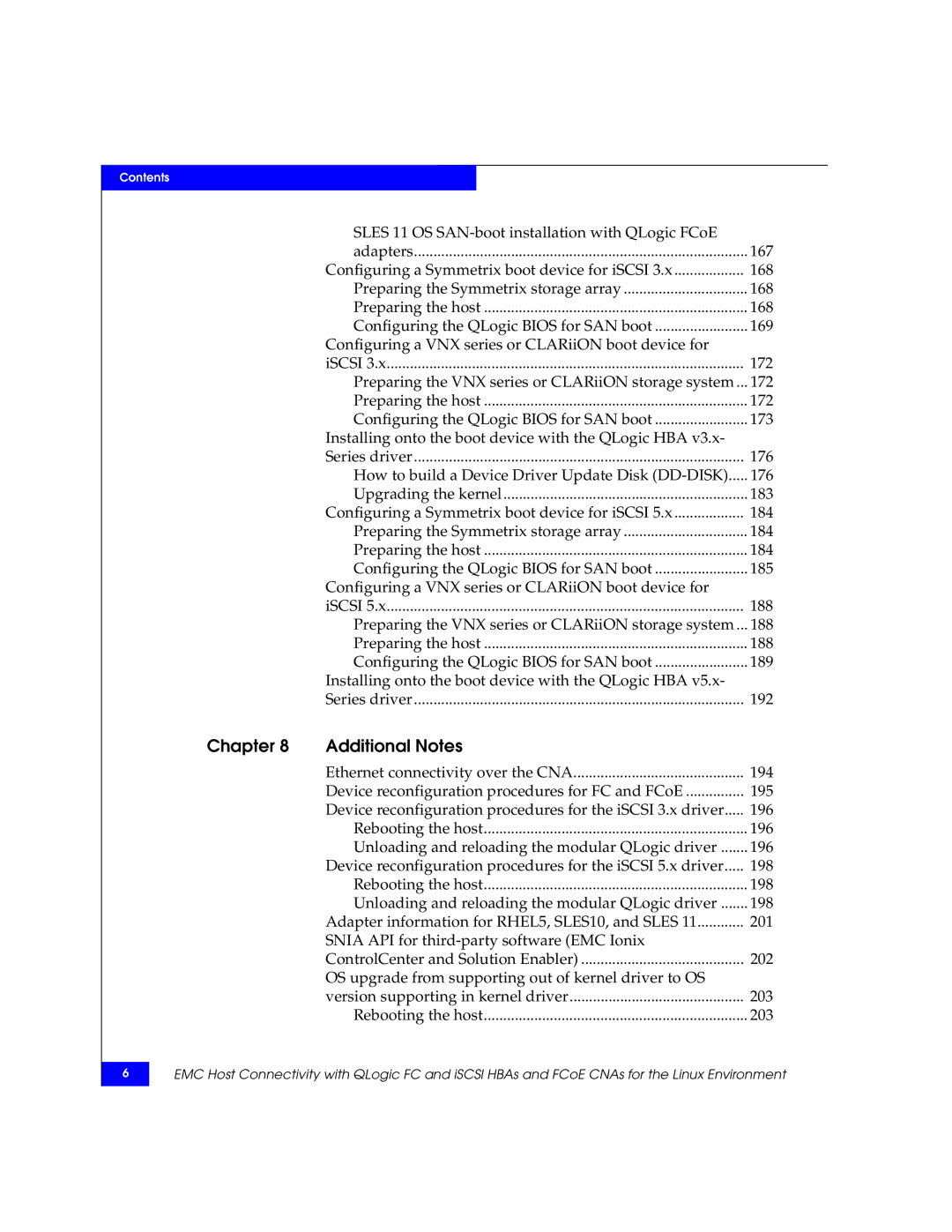 EMC P/N 300-002-803 manual Chapter Additional Notes 