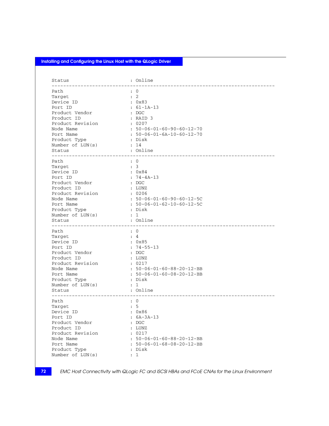 EMC P/N 300-002-803 manual Dgc 