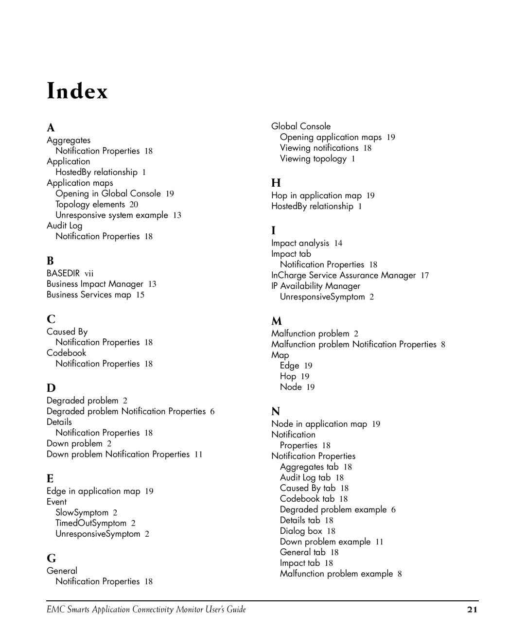 EMC P/N 300-002-867 manual Index 