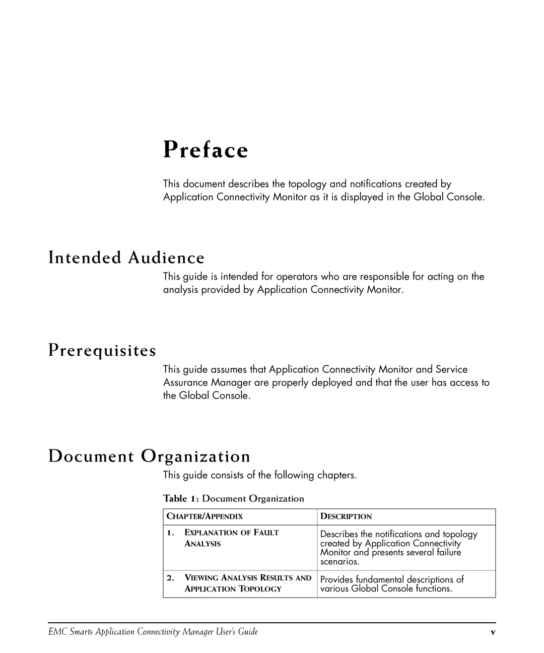 EMC P/N 300-002-867 manual Preface, Intended Audience, Prerequisites, Document Organization 