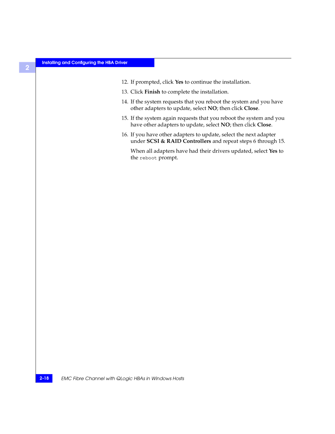 EMC QLA23xx, QLA22xx manual EMC Fibre Channel with QLogic HBAs in Windows Hosts 