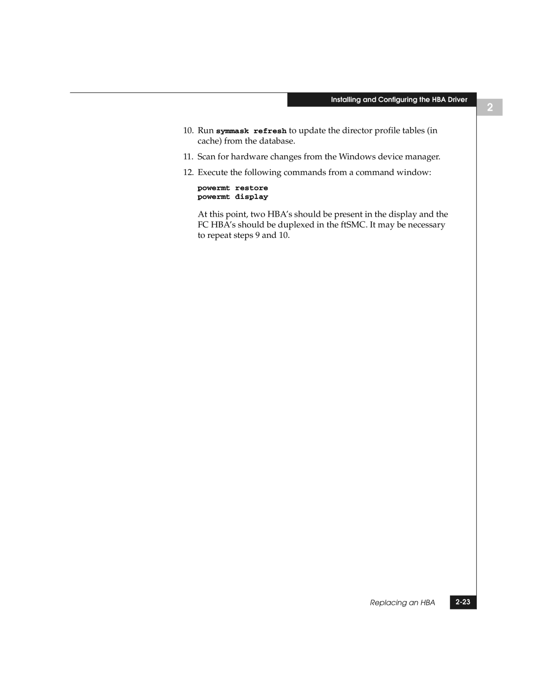 EMC QLogic manual Powermt restore powermt display 