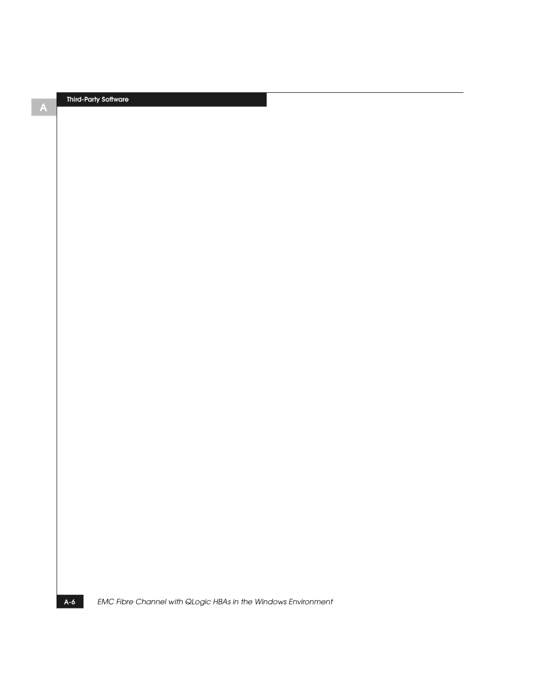 EMC QLogic manual Third-Party Software 