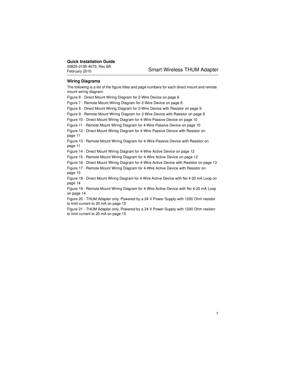 Emerson 00825-0100-4075 manual Wiring Diagrams 