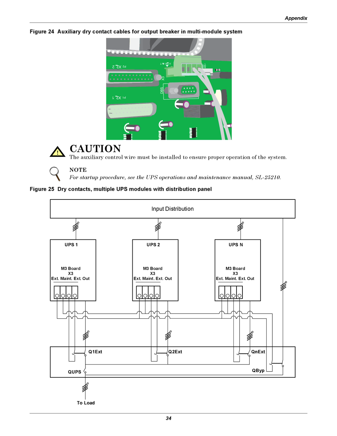 Emerson 10-30kVA, 208V installation manual Input Distribution 