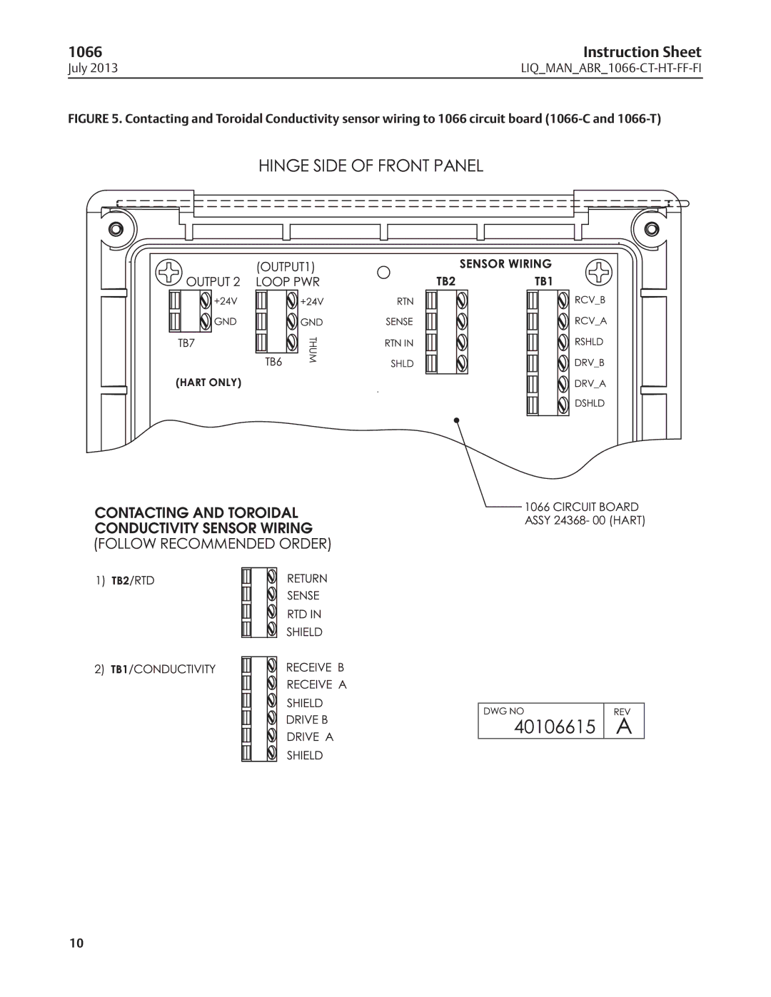 Emerson 1066 instruction sheet Instruction Sheet 