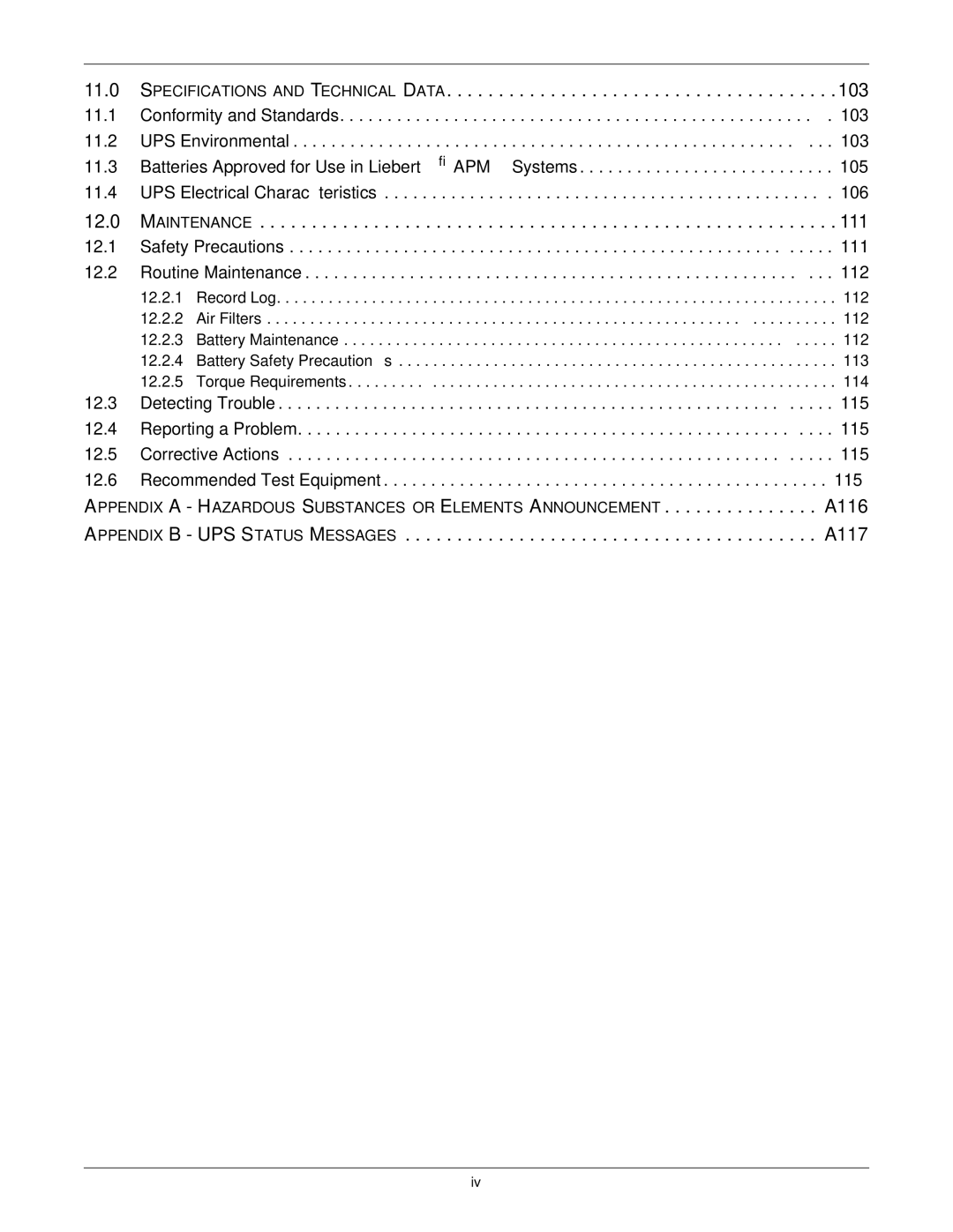 Emerson 115-120, 15-90KVA, 115-208, 115-50/60HZ, 115-600V, 115-480 user manual 