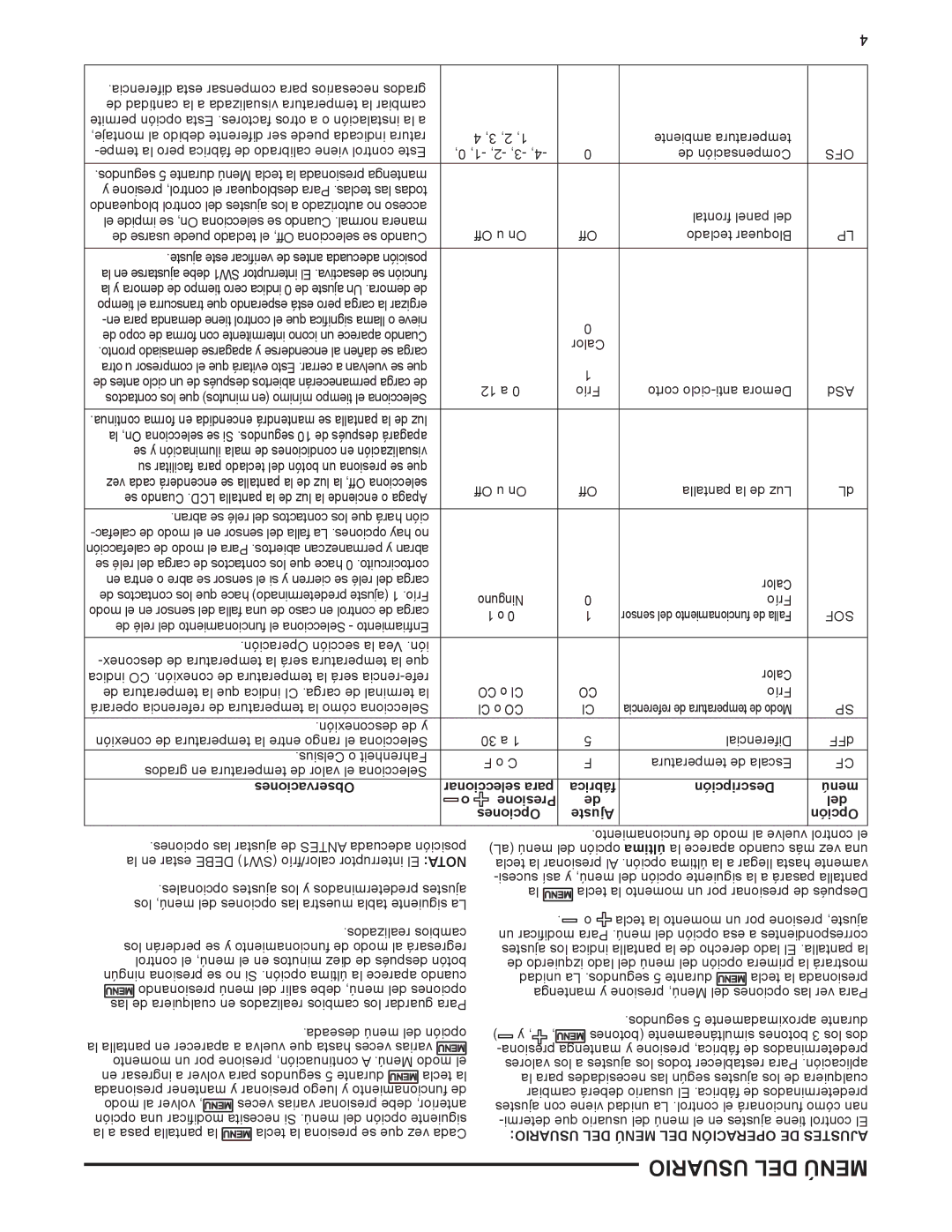 Emerson 16E09-101 Frontal panel del, Off u On Teclado Bloquear, Calor, a Frío Corto ciclo-anti Demora ASd, Ninguno Frío 