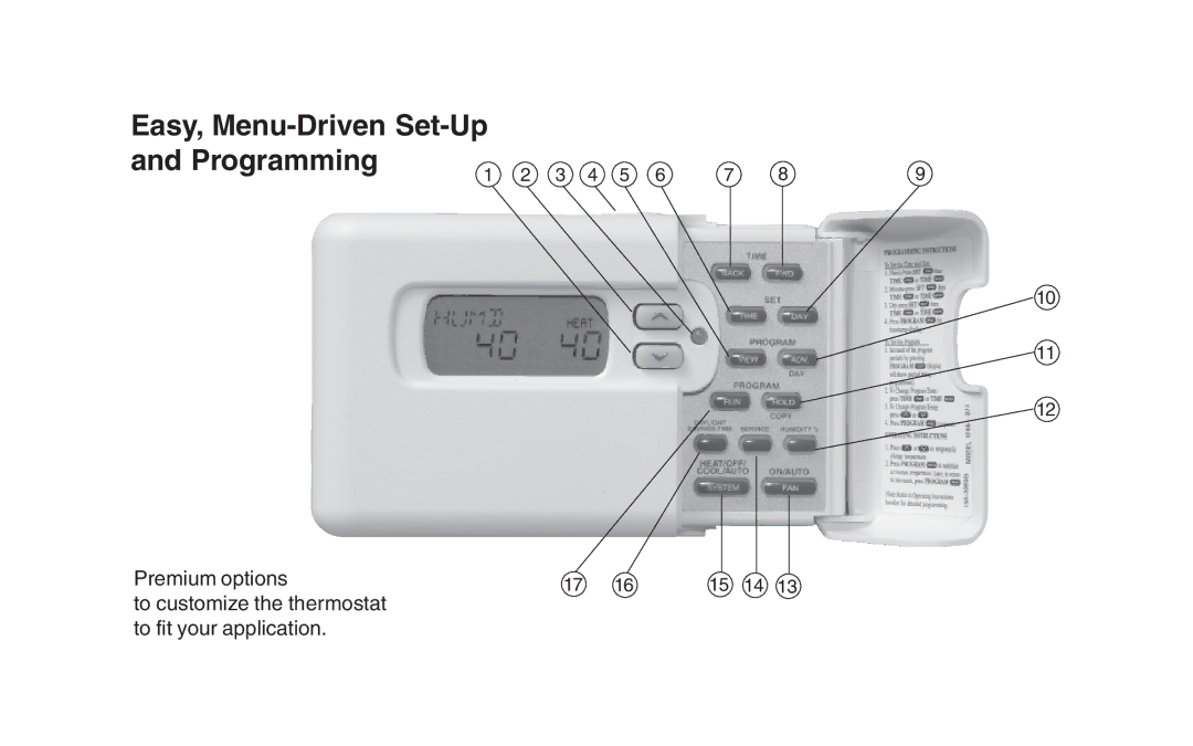 Emerson 1F95-391 manual Easy, Menu-Driven Set-Up Programming 