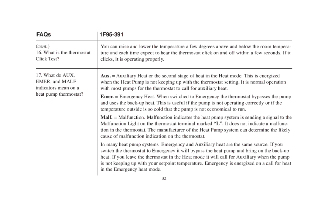 Emerson manual FAQs 1F95-391 