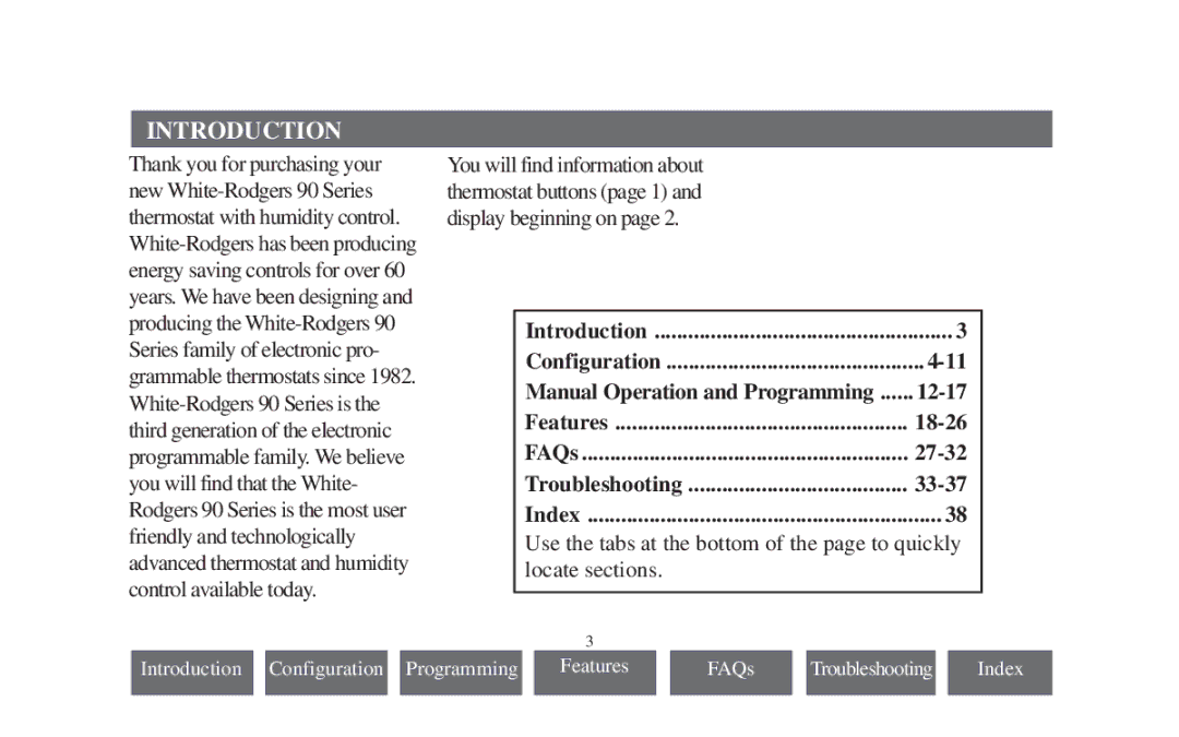 Emerson 1F95-391 manual Introduction 