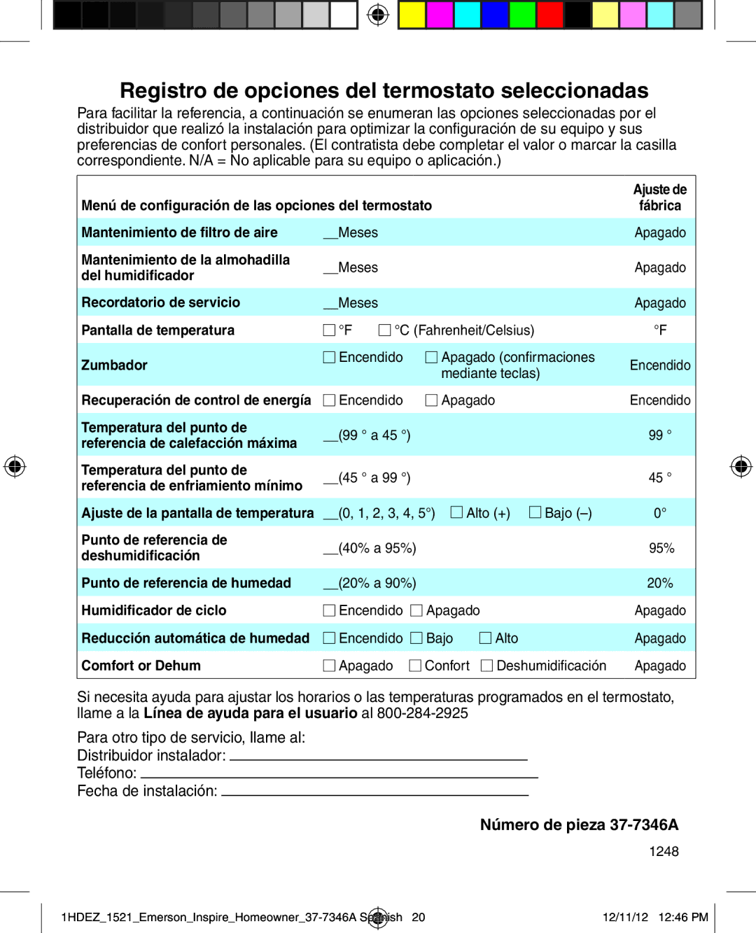 Emerson 1HDEZ-1521 manual Meses, Encendido Apagado confirmaciones, 99 a, 45 a, Alto + Bajo, Encendido Bajo Alto 