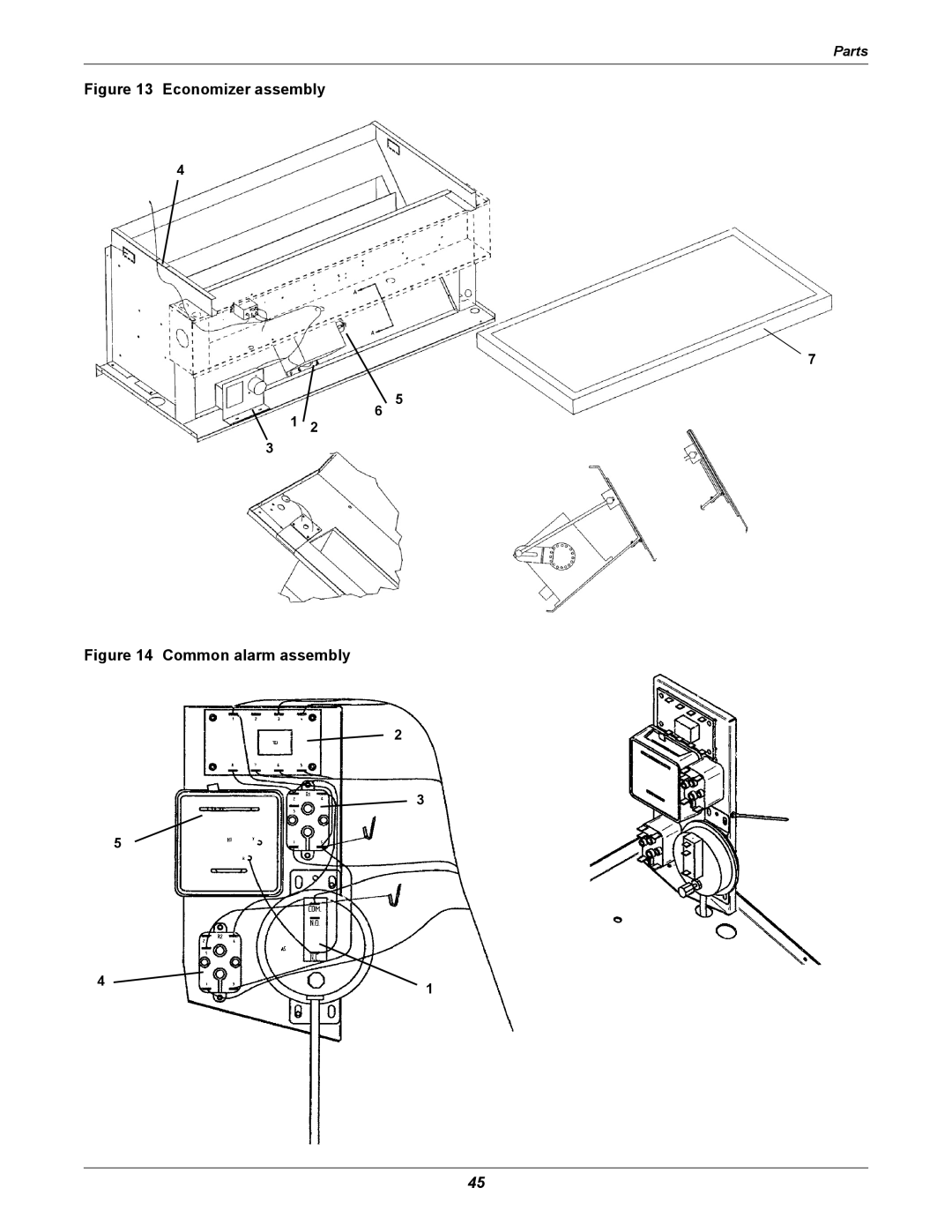 Emerson 2 user manual Economizer assembly 