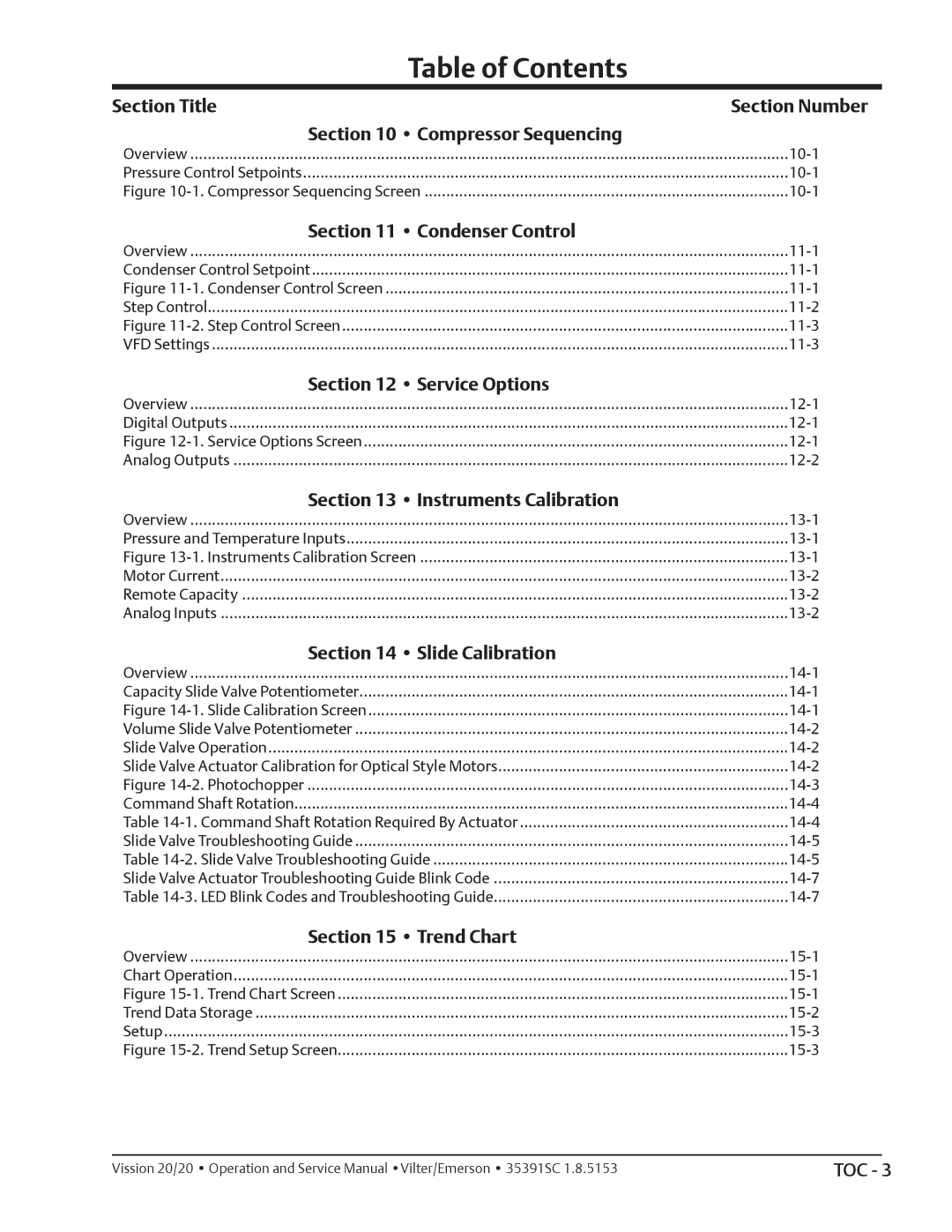 Emerson 20/20 service manual Compressor Sequencing 