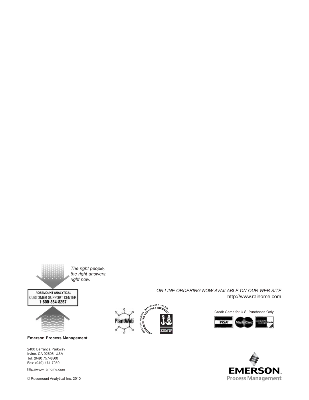 Emerson 228 specifications ON-LINE Ordering NOW Available on OUR WEB Site 