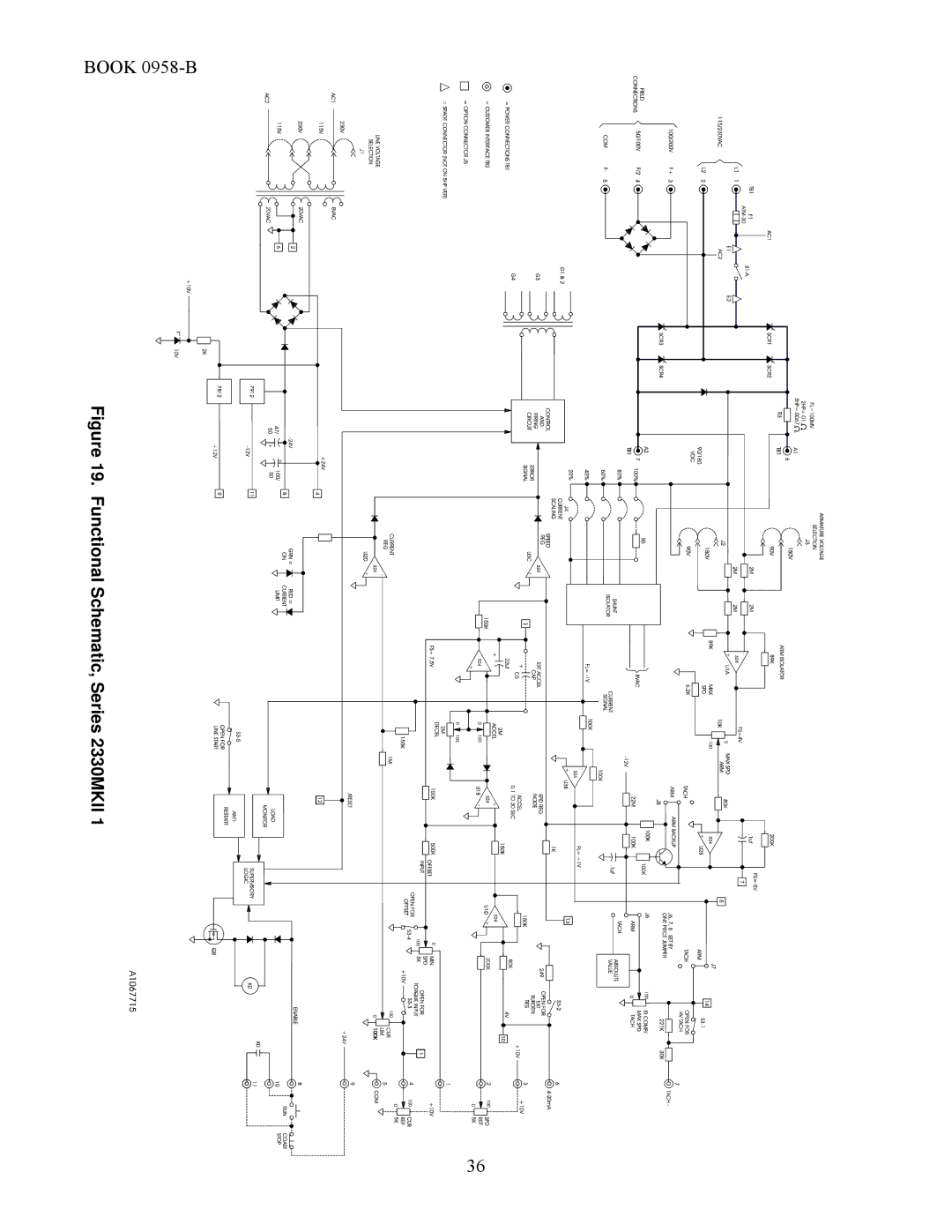 Emerson manual Functional Schematic, Series 2330MKII 