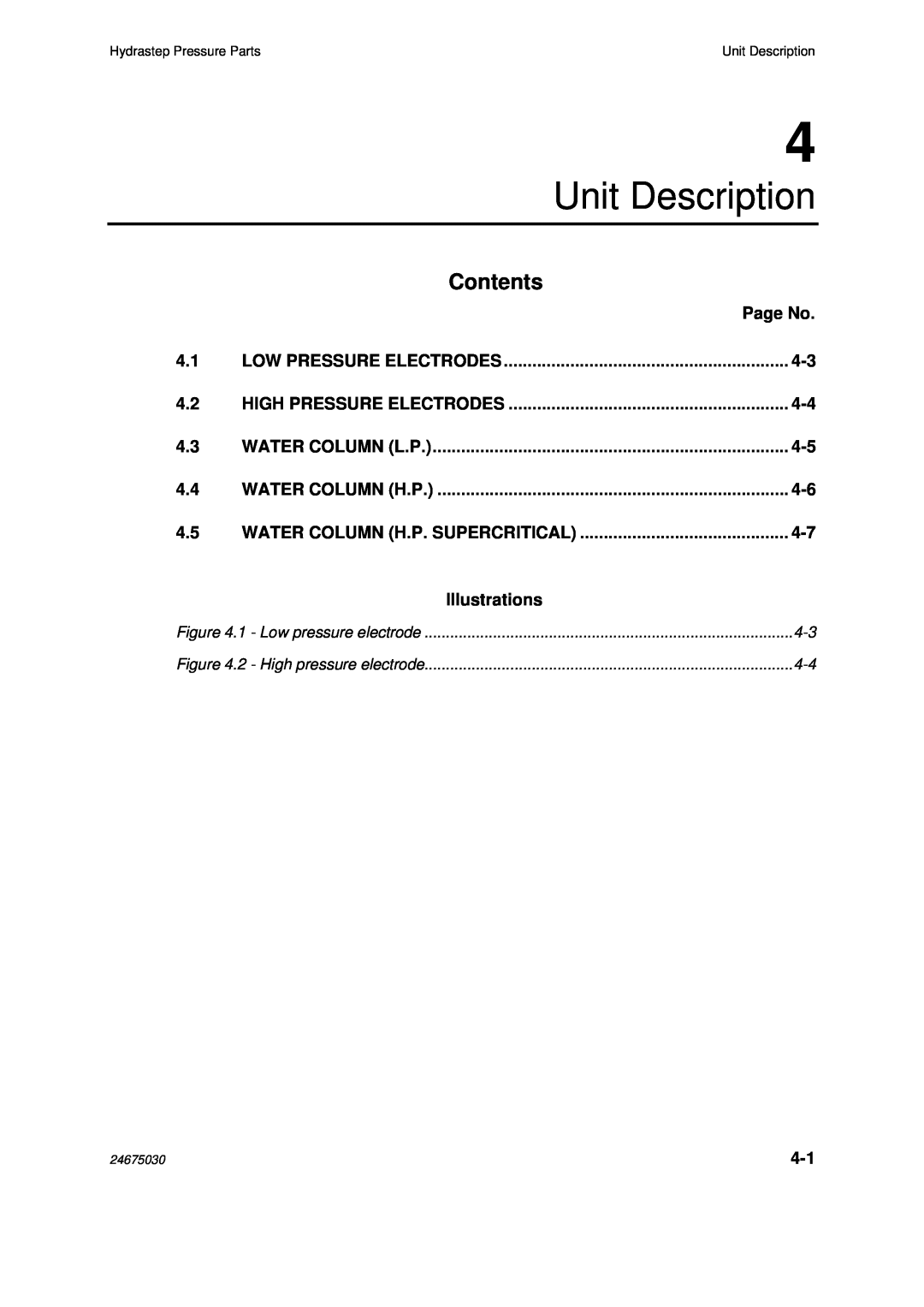 Emerson 2468CD, 2468CB manual Unit Description, Contents 