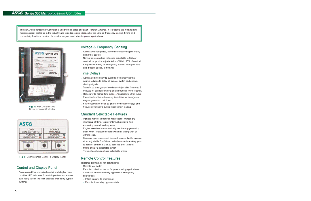 Emerson 300 Series manual Series 300 Microprocessor Controller 