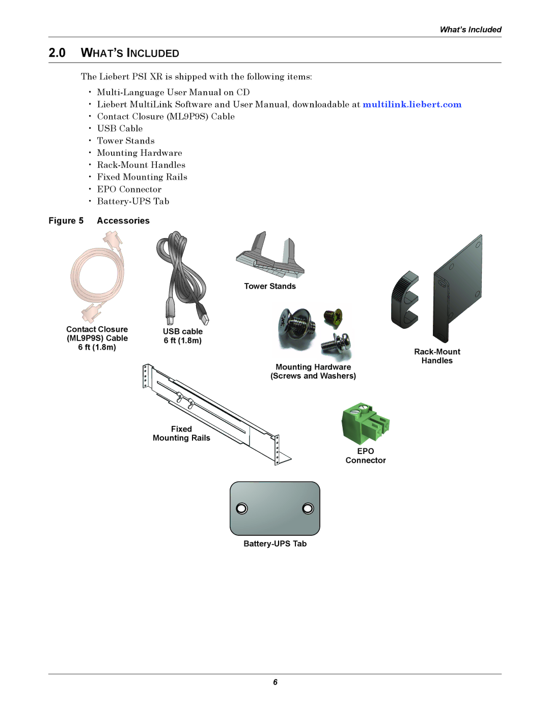 Emerson 1000, 3000, 1500, 2200 user manual WHAT’S Included 