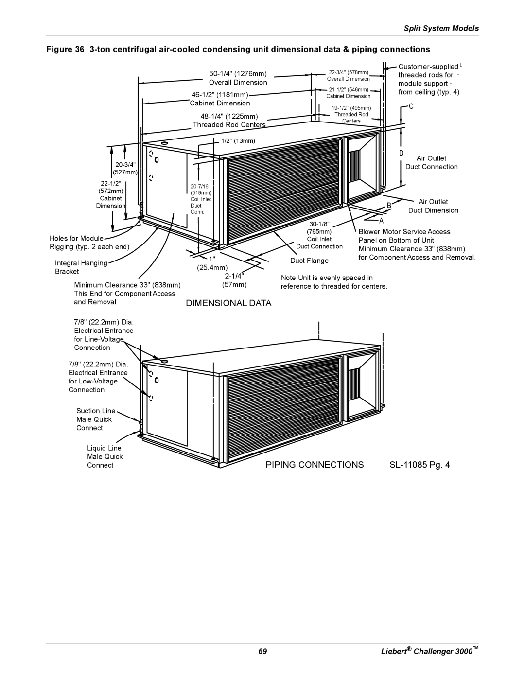 Emerson 3000 installation manual Piping Connections 