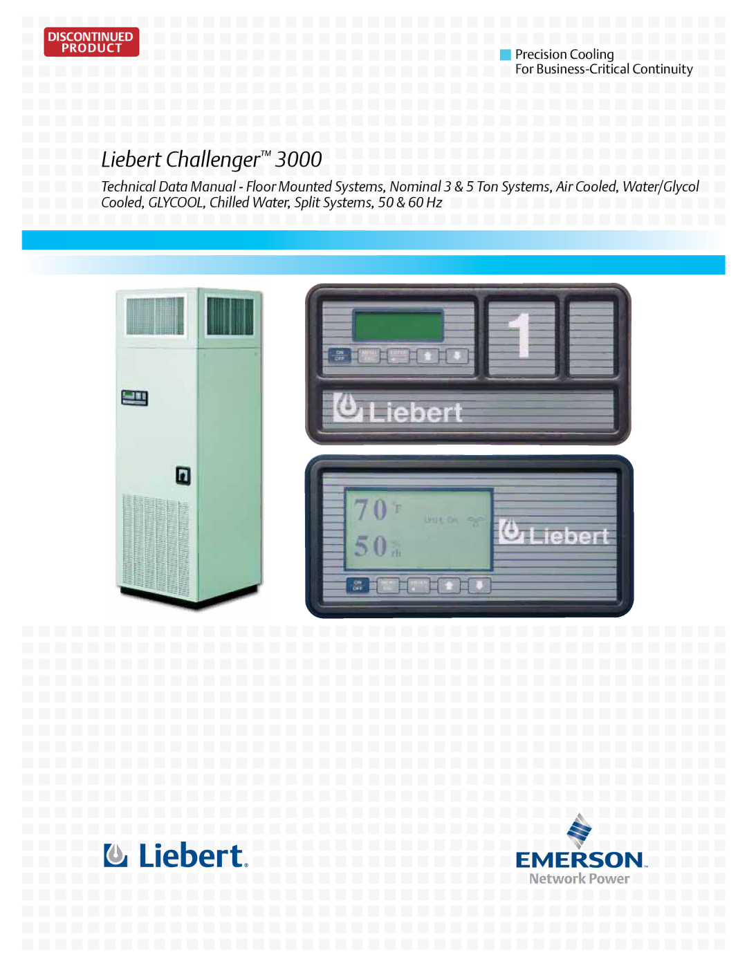 Emerson 3000 manual Liebert Challenger 