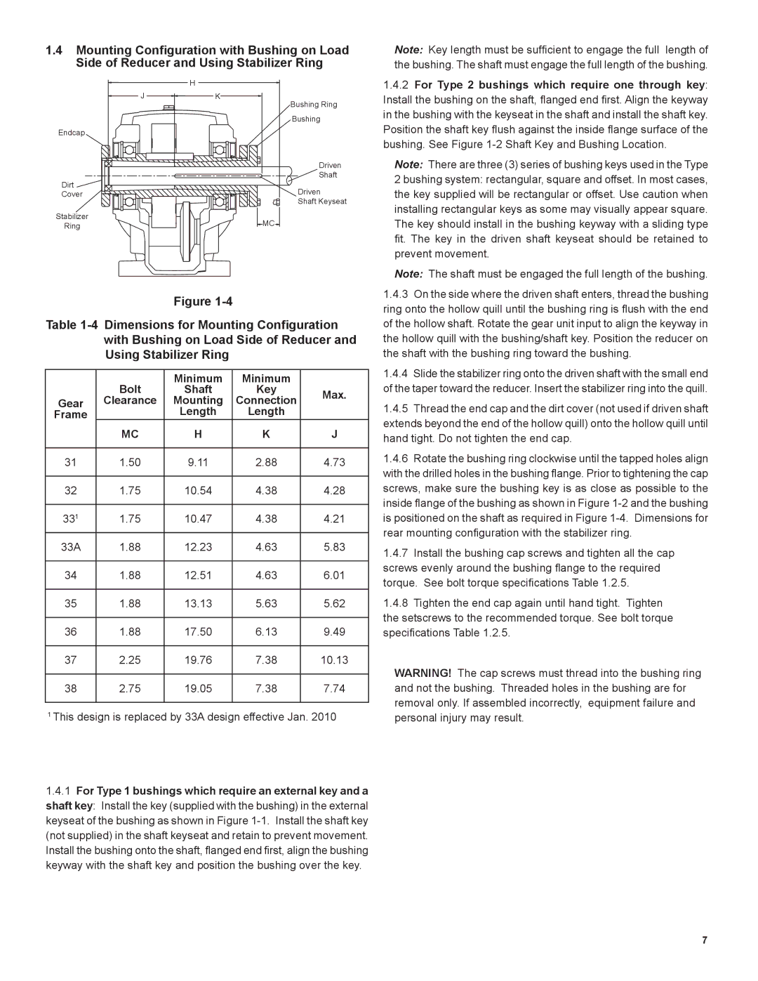 Emerson 3000 installation instructions Bolt Minimum Shaft Key, Gear Clearance Mounting Connection Frame Length, Max 