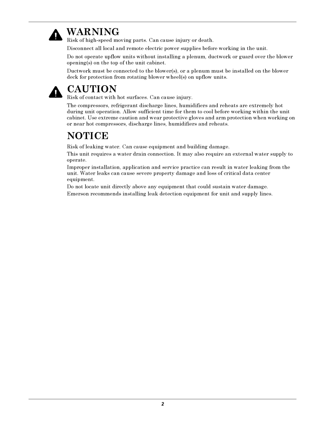 Emerson 3000/ITR manual 