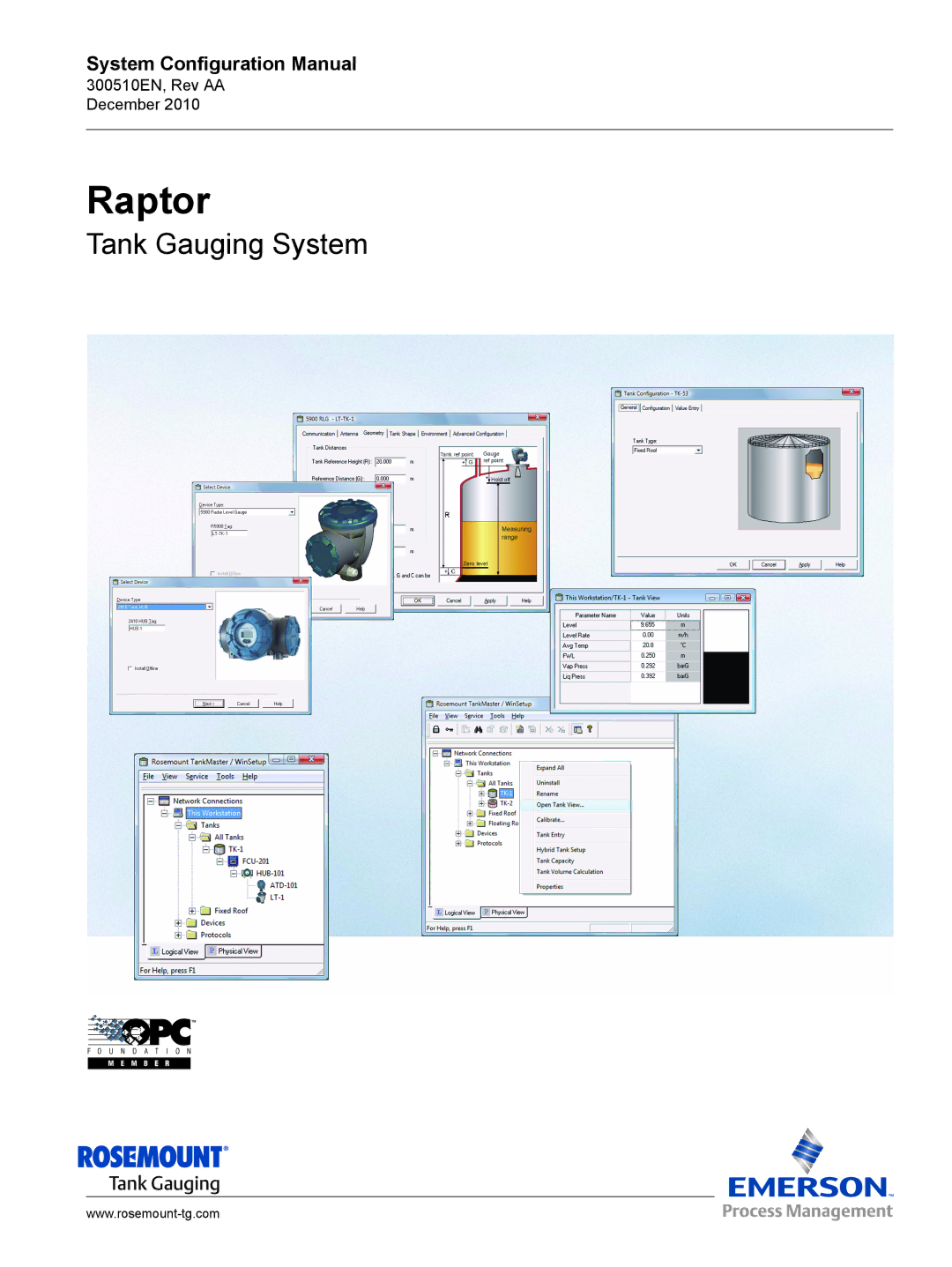 Emerson 300510EN configurationmanual Raptor, System Configuration Manual 