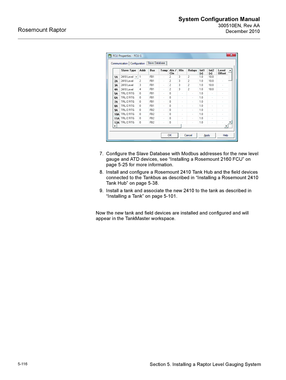 Emerson 300510EN configurationmanual 116 