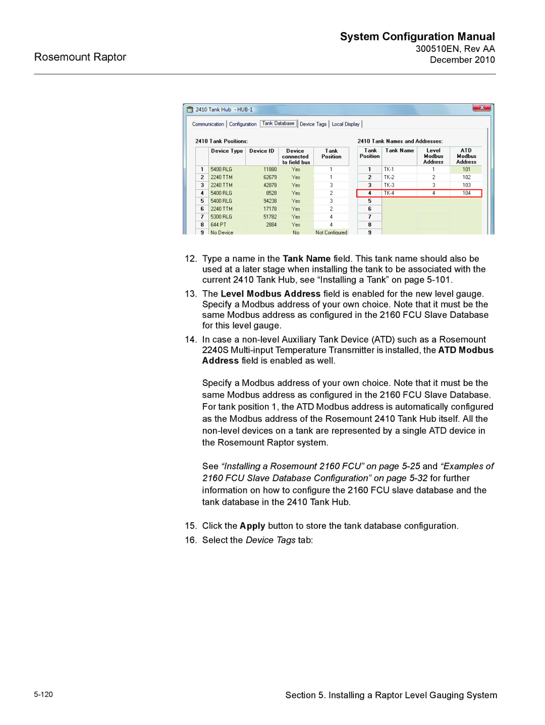 Emerson 300510EN configurationmanual 120 