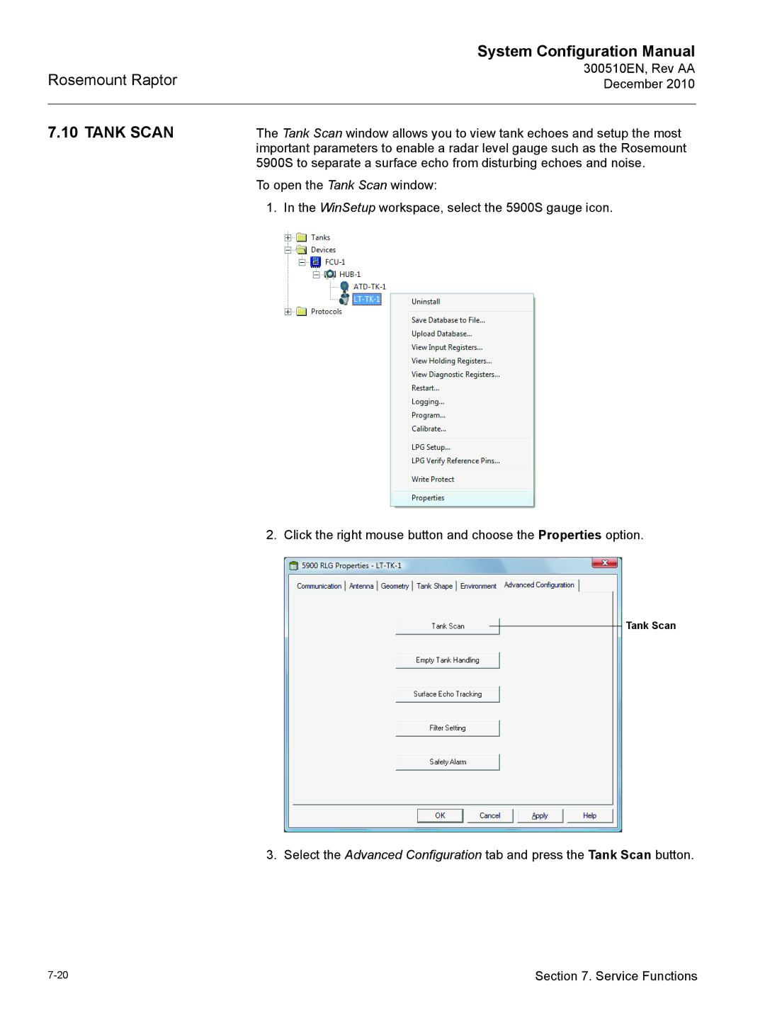 Emerson 300510EN configurationmanual Tank Scan 