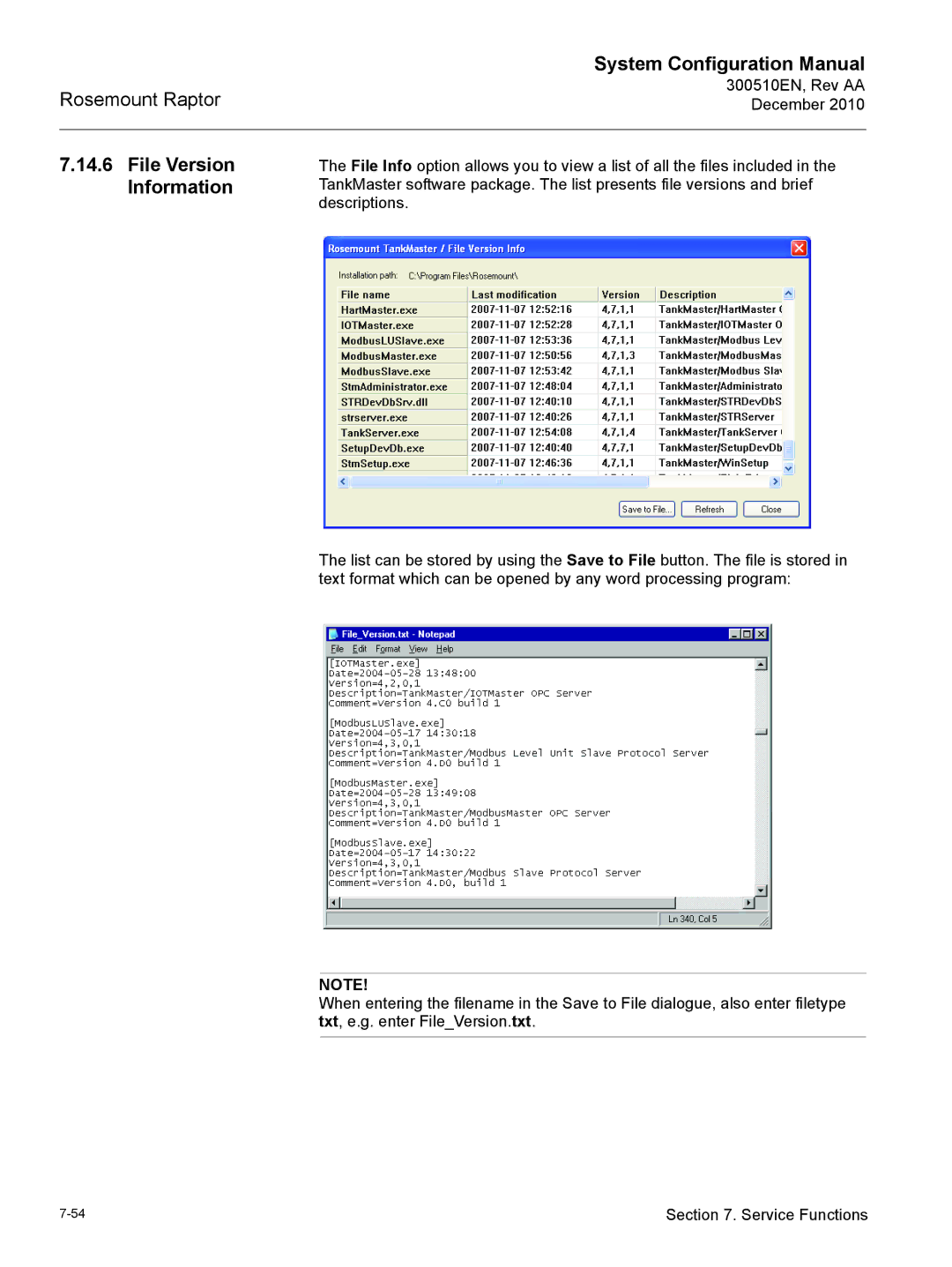 Emerson 300510EN configurationmanual File Version Information 