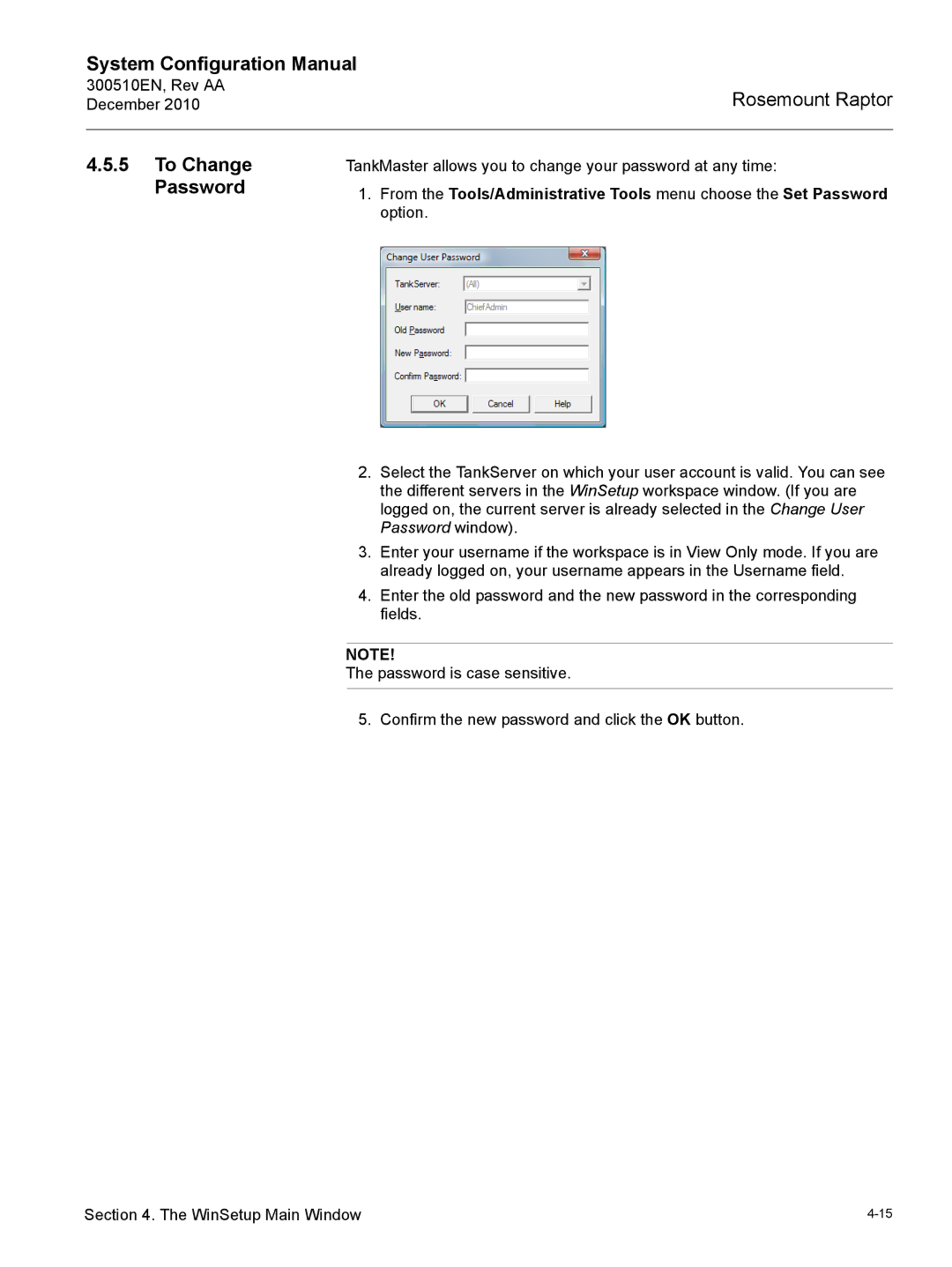 Emerson 300510EN configurationmanual To Change Password 