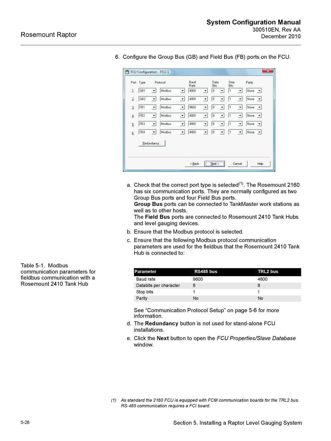 Emerson 300510EN configurationmanual Fieldbus communication with a 