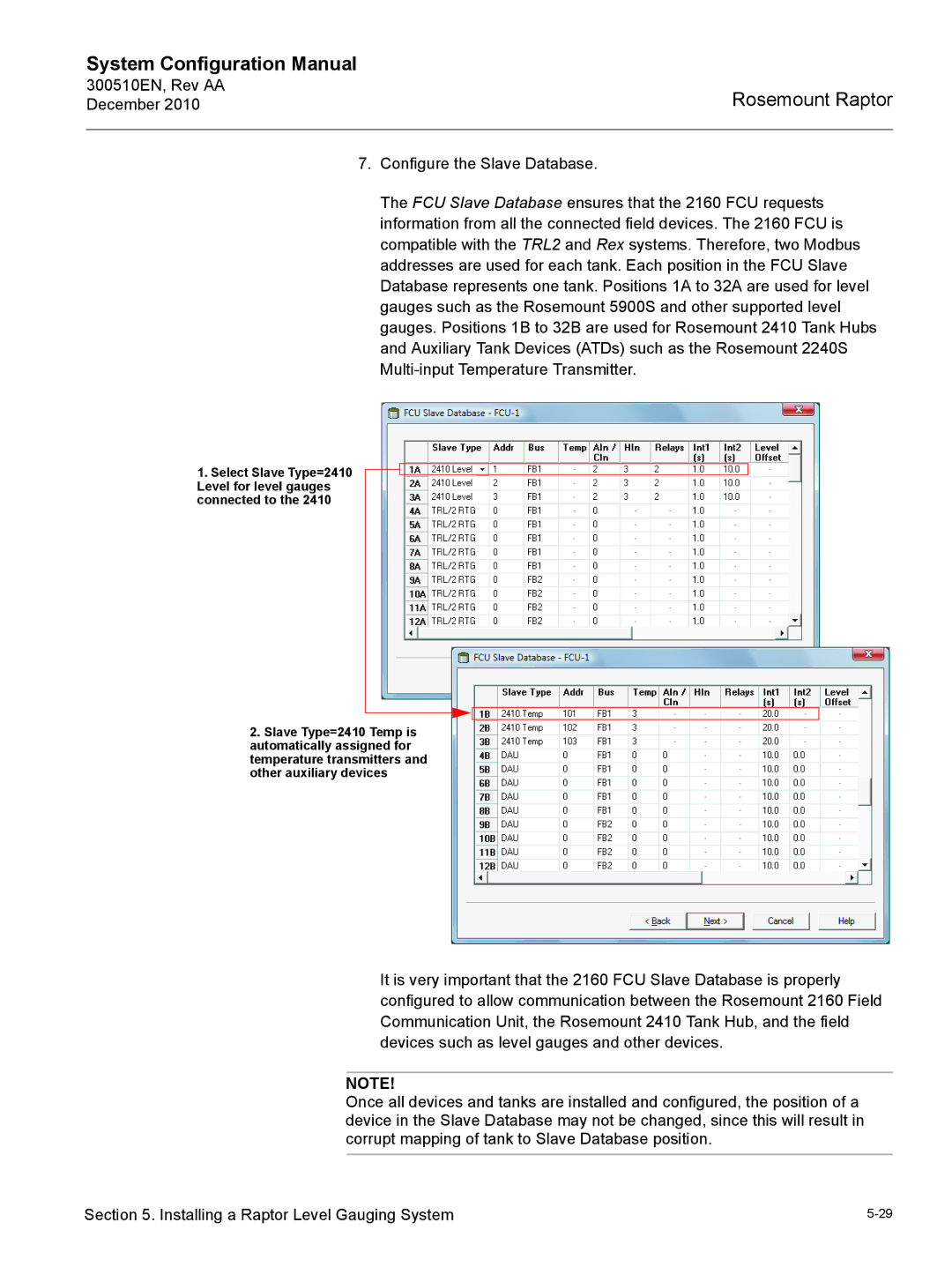 Emerson 300510EN configurationmanual Select Slave Type=2410 