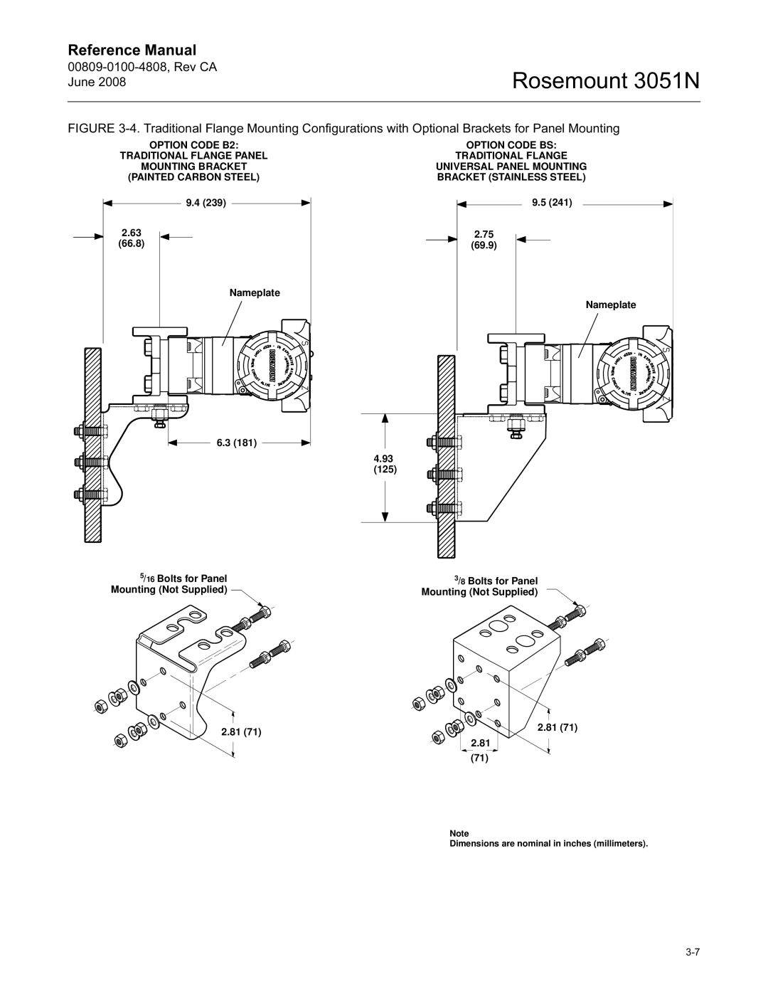 Emerson 3051N manual 66.8 