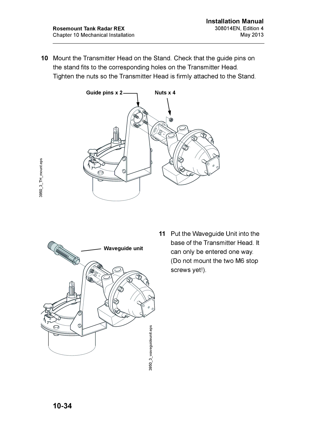 Emerson 308014EN, Edition 4 installation manual 10-34 