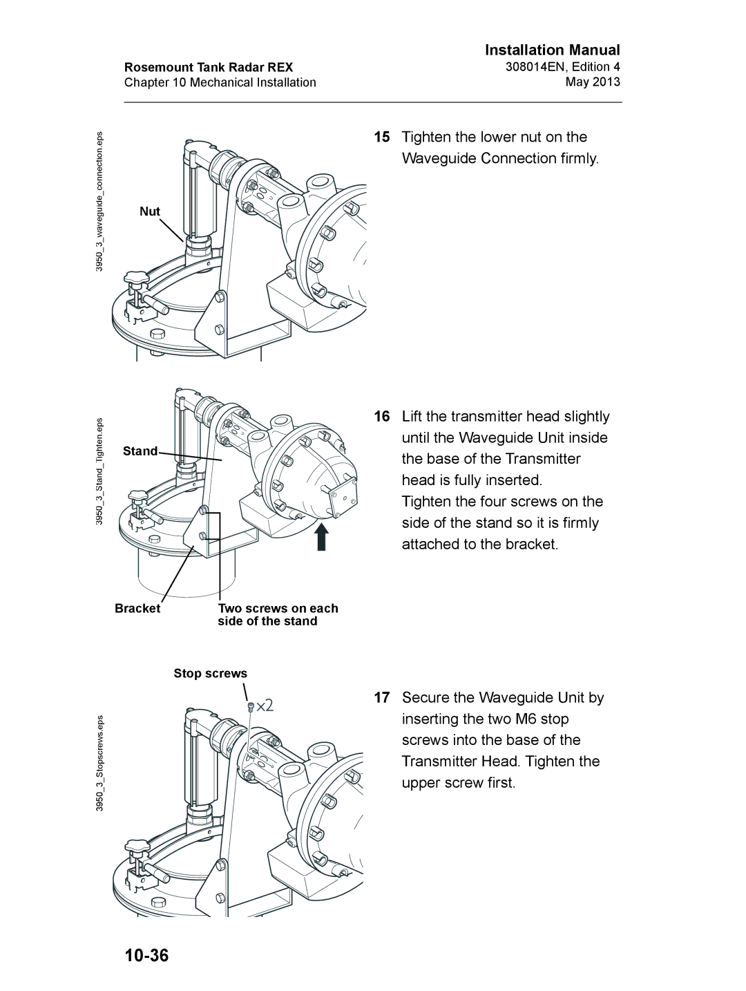 Emerson 308014EN, Edition 4 installation manual 10-36 