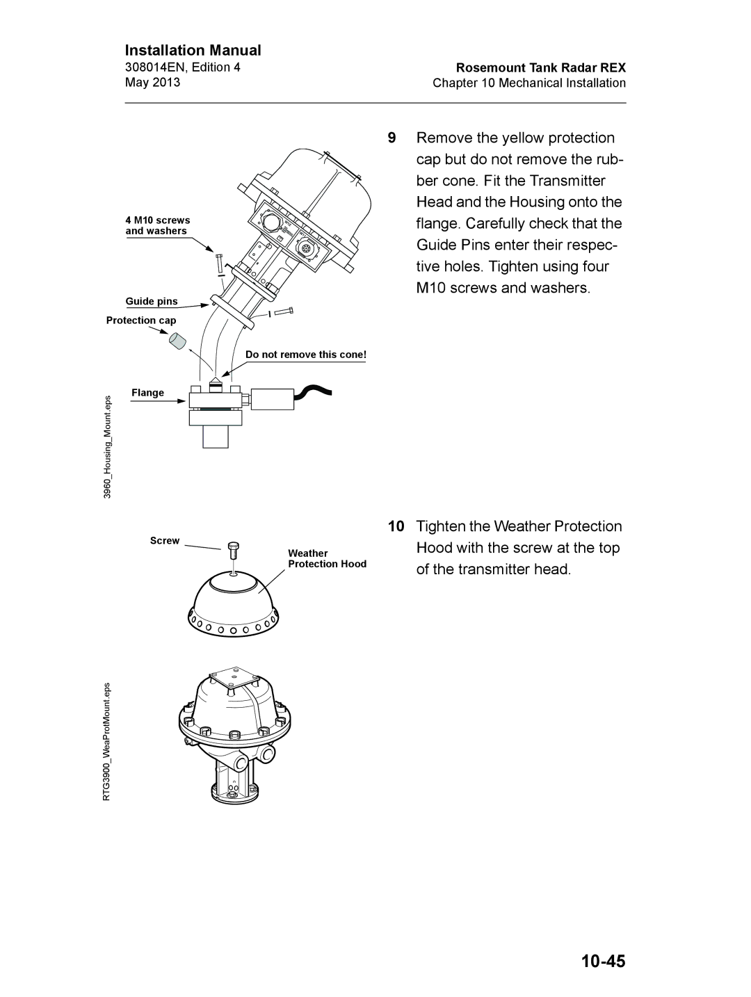 Emerson Edition 4, 308014EN installation manual 10-45 