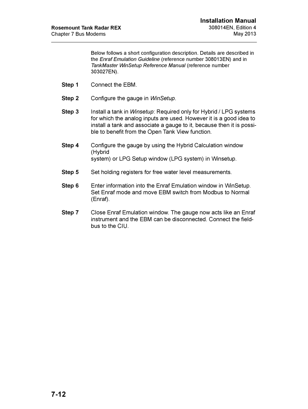 Emerson 308014EN, Edition 4 installation manual Installation Manual 