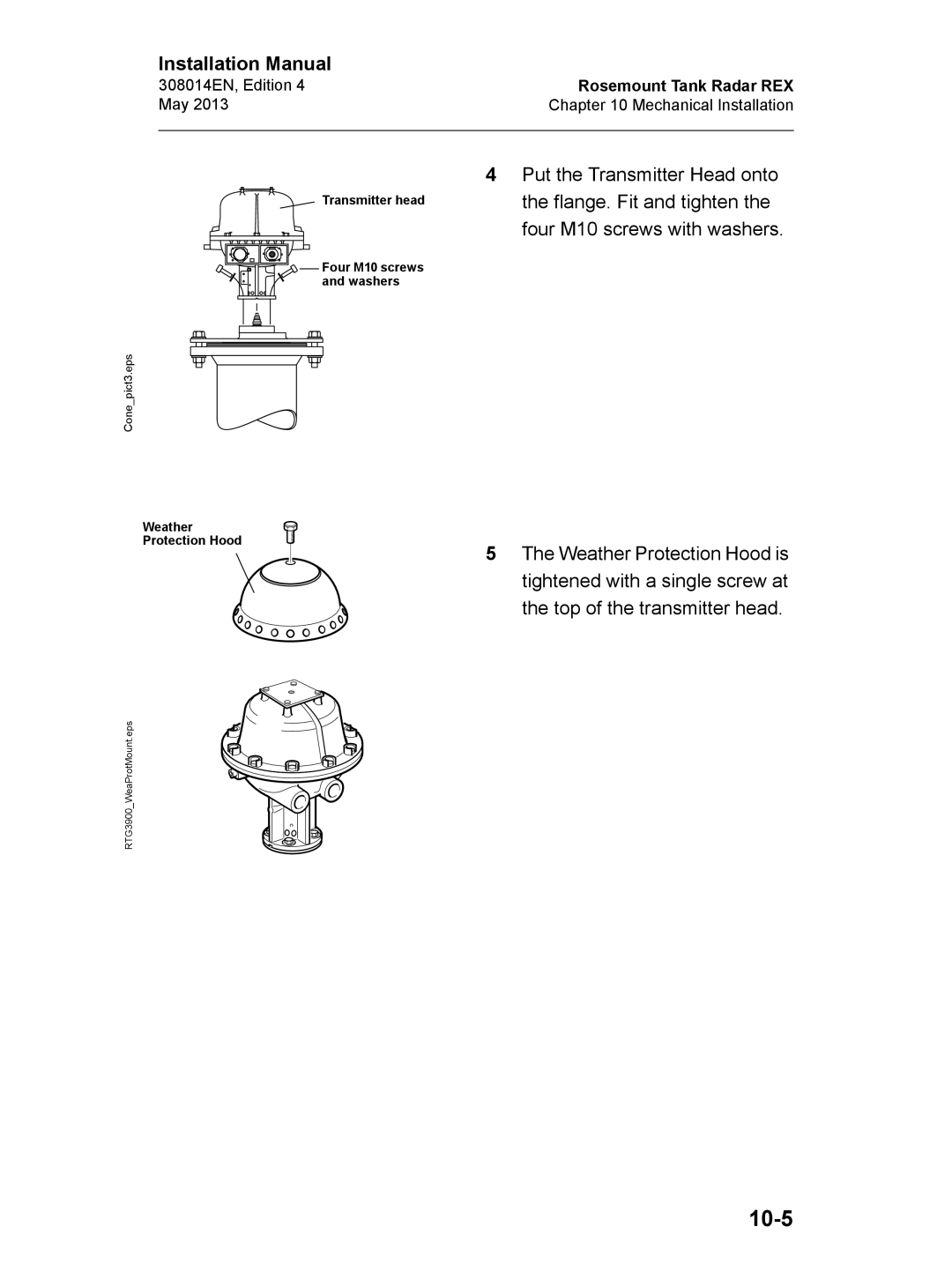 Emerson Edition 4, 308014EN installation manual 10-5 