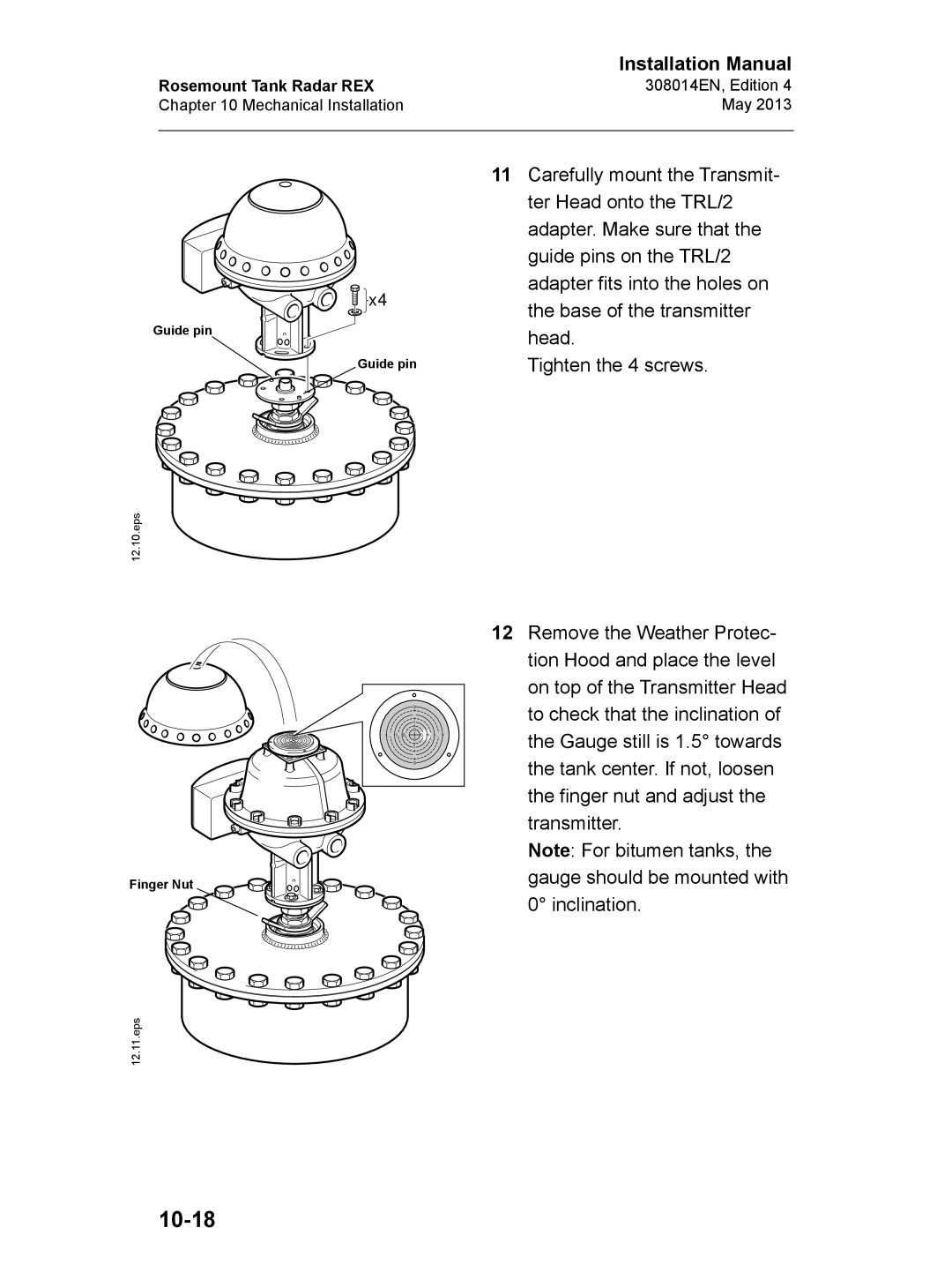 Emerson 308014EN, Edition 4 installation manual 10-18 