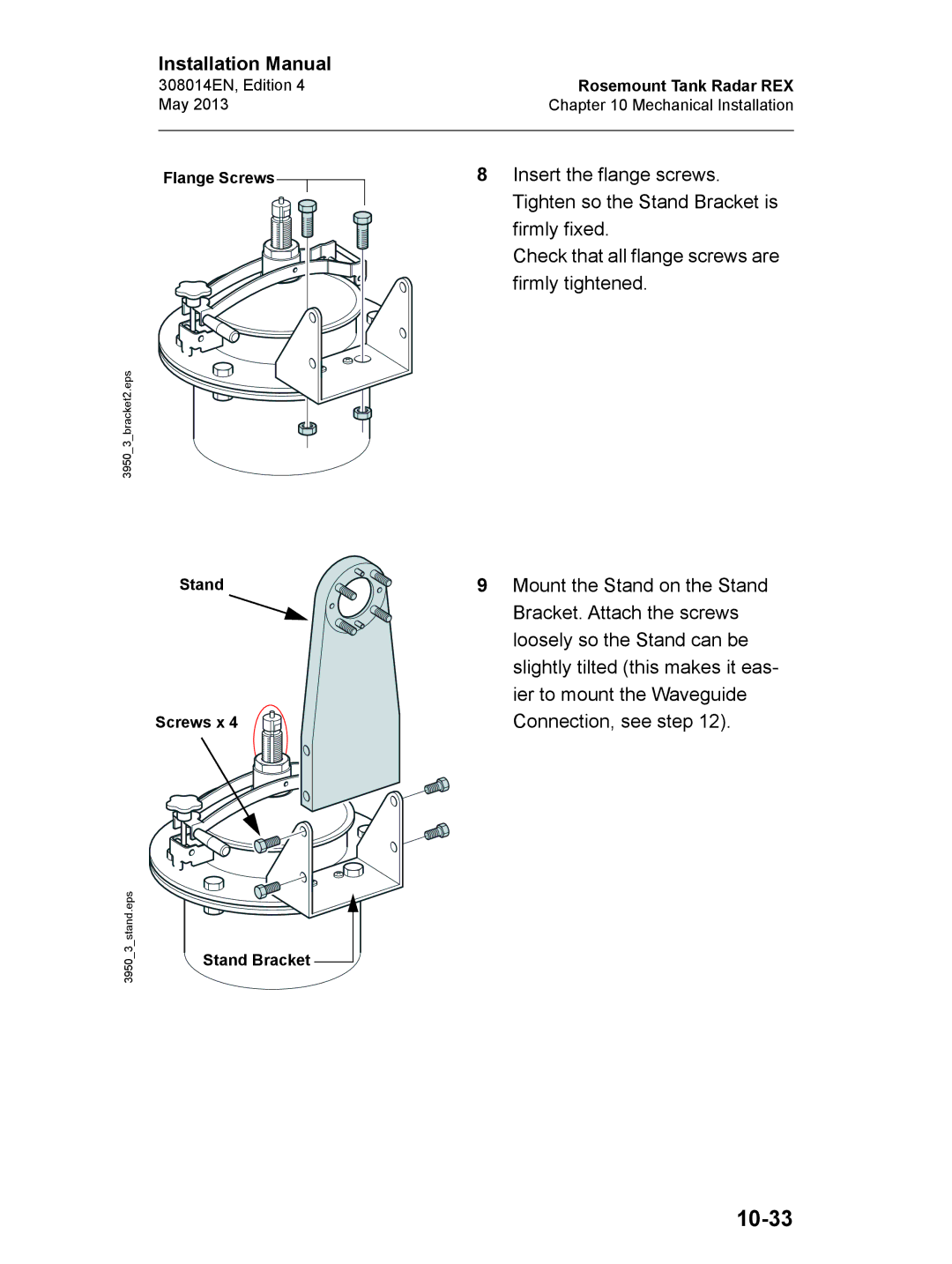 Emerson Edition 4, 308014EN installation manual 10-33 