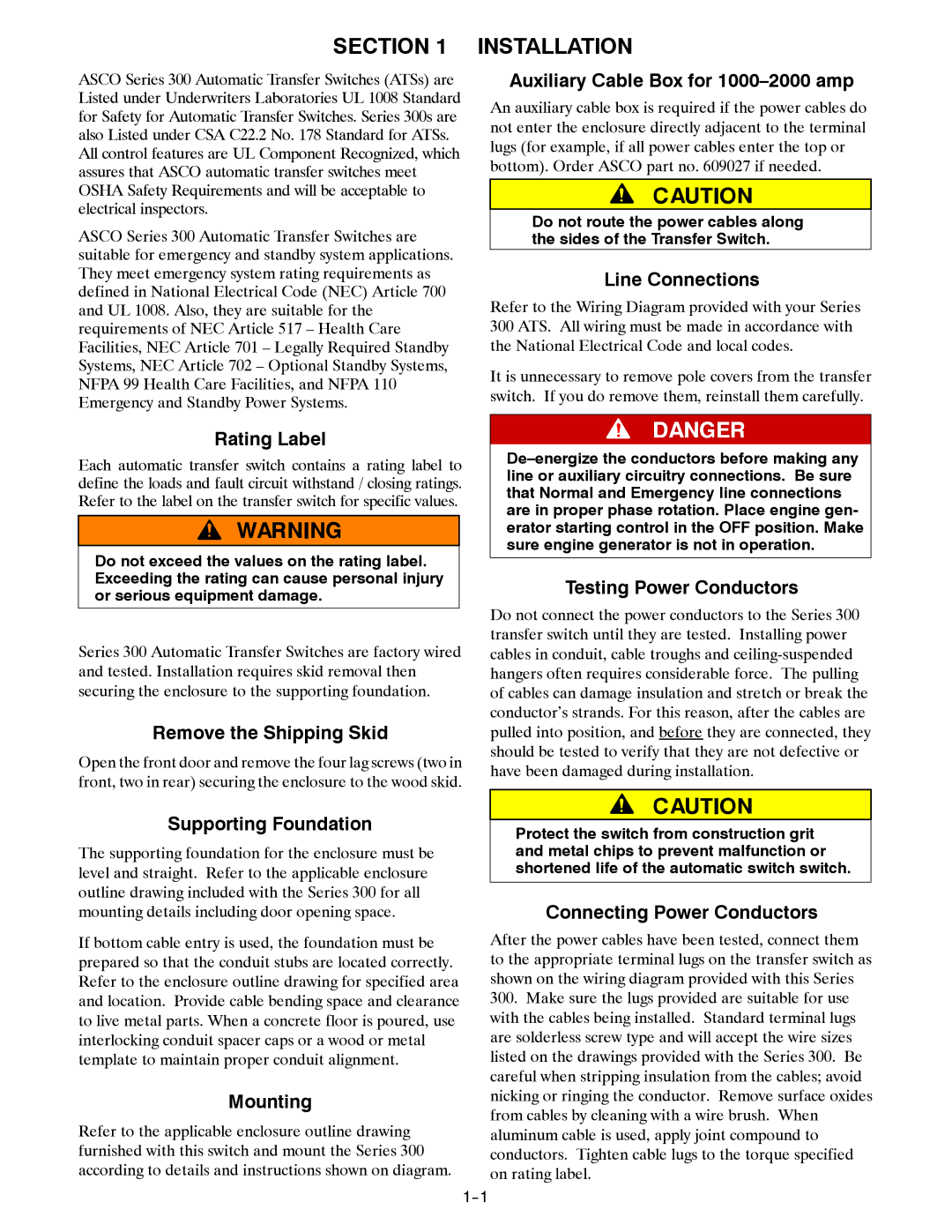 Emerson 381333122 E manual Installation 