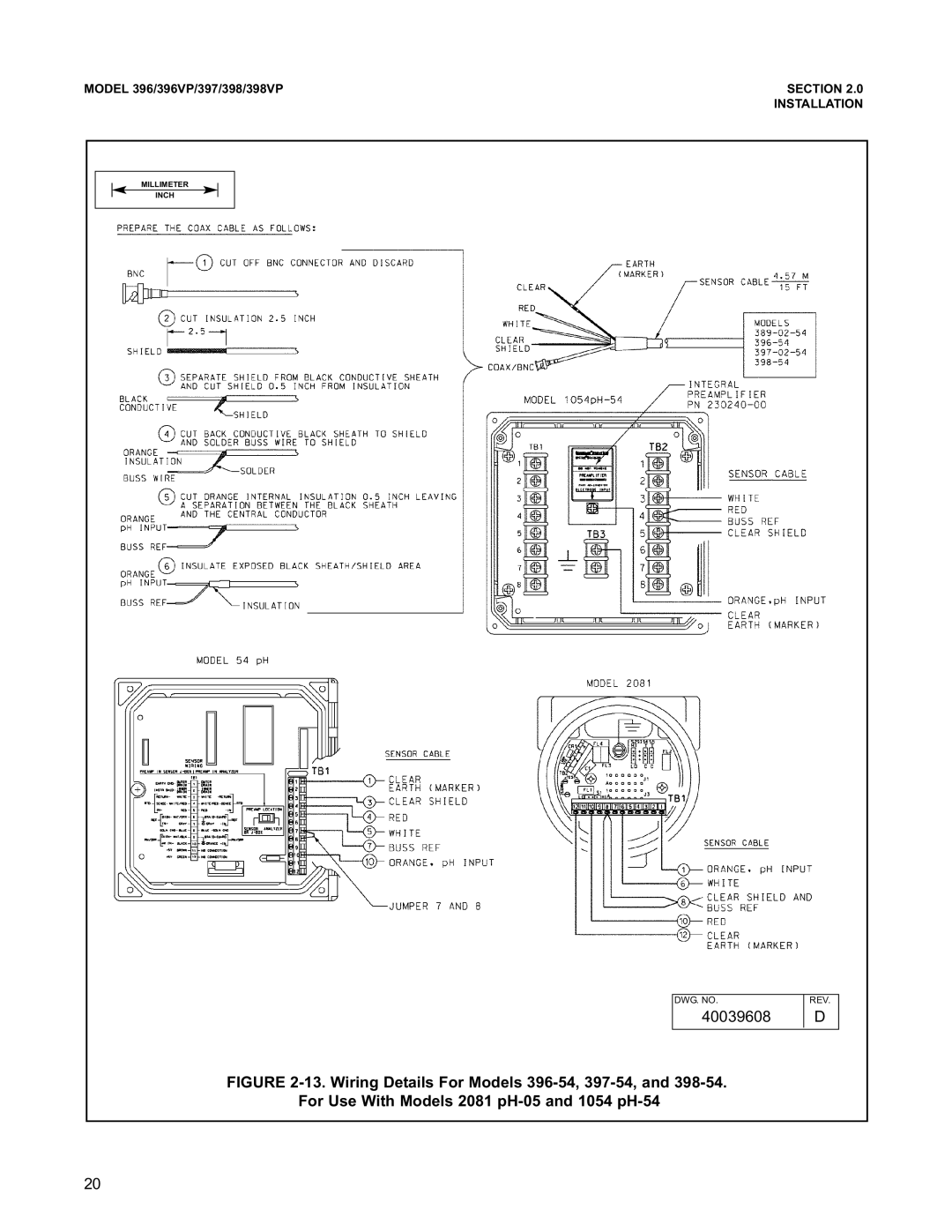 Emerson 397, 396VP, 398VP instruction manual 40039608 D 